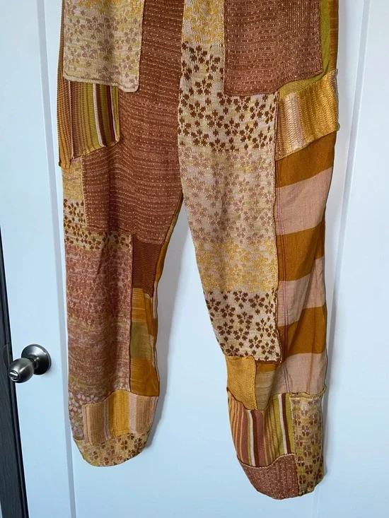 Free People Camille Patchwork Pants - Picture 3 of 7